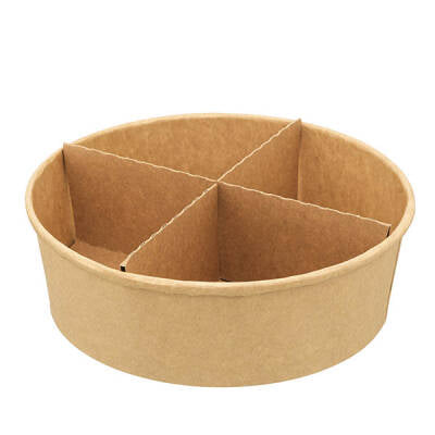 187 mm Kraft Kase İçin 4 Bölme Seperatörü