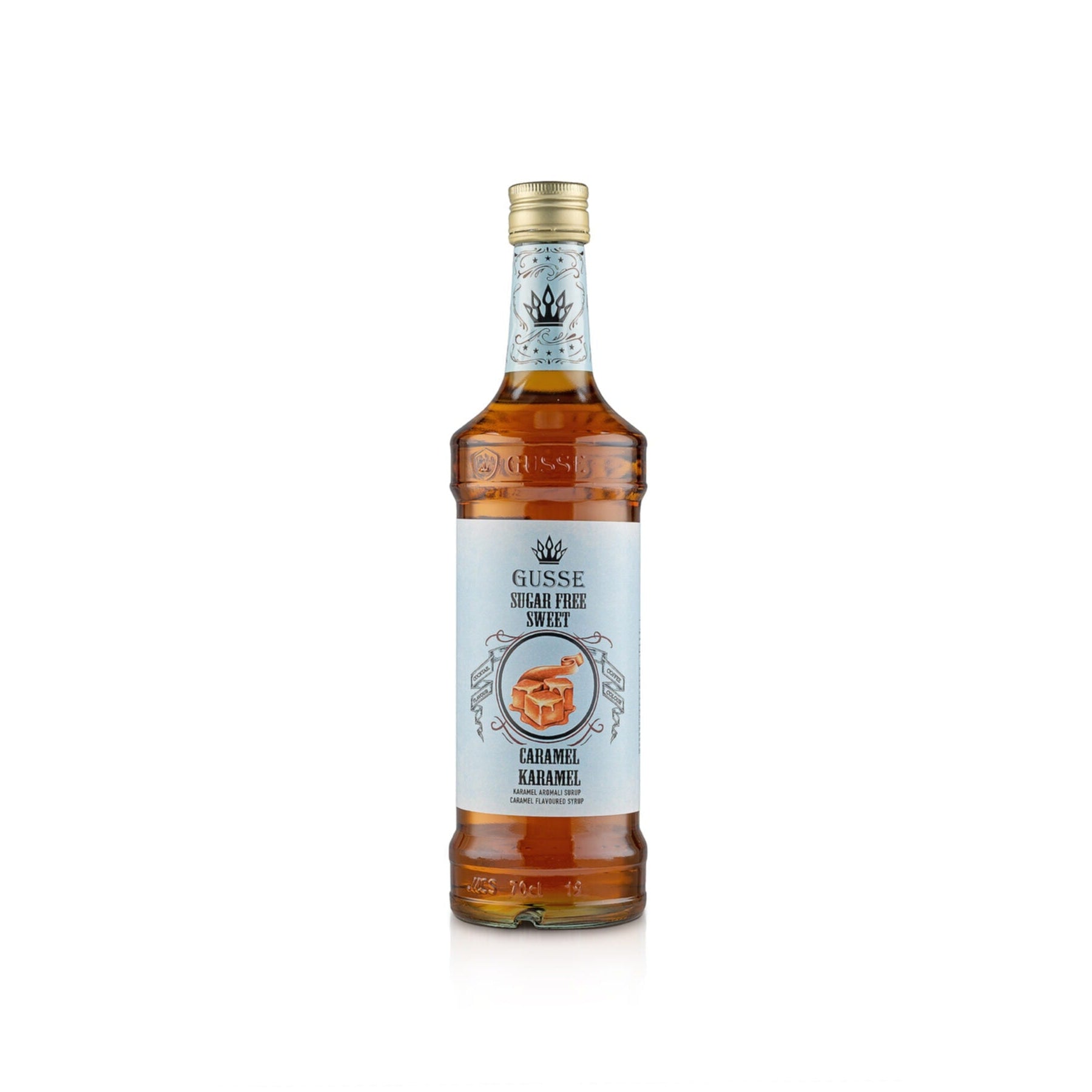 Gusse Şekersiz Karamel Aromalı Şurup, 700 ML