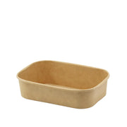 20 Oz Kraft Karton Dikdörtgen Kase 500 cc - 50 Adet