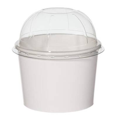 200cc ve 230cc Karton Dondurma Kase Kapağı Bombe