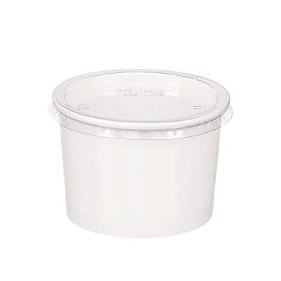 200cc ve 230cc Karton Dondurma Kase Kapağı Düz