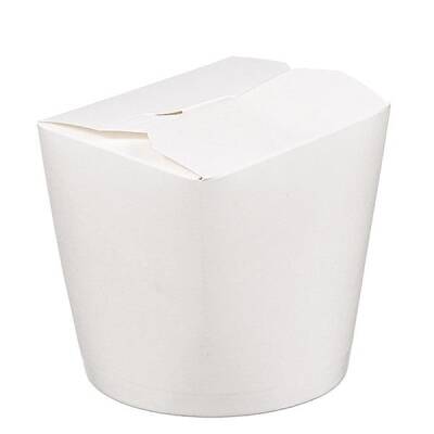 Trendpack 26 oz Beyaz Karton Noodle Kutusu Yeni Kilit