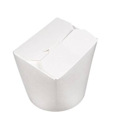 Trendpack 26 oz Beyaz Karton Noodle Kutusu Yeni Kilit