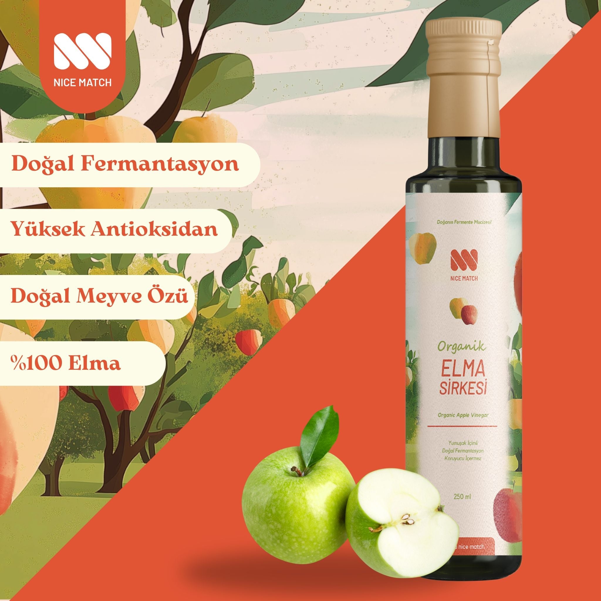 Detox Doğal Fermente Elma Sirkesi