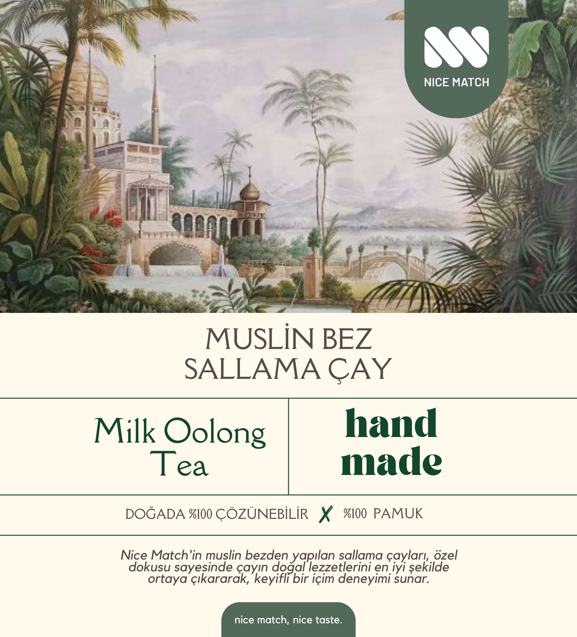 Milk Oolong Tea - Milk Oolong Tea Muslin Bag 12-Pack Teabox