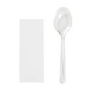 2'li Lüks Şeffaf Yemek Kaşık Seti