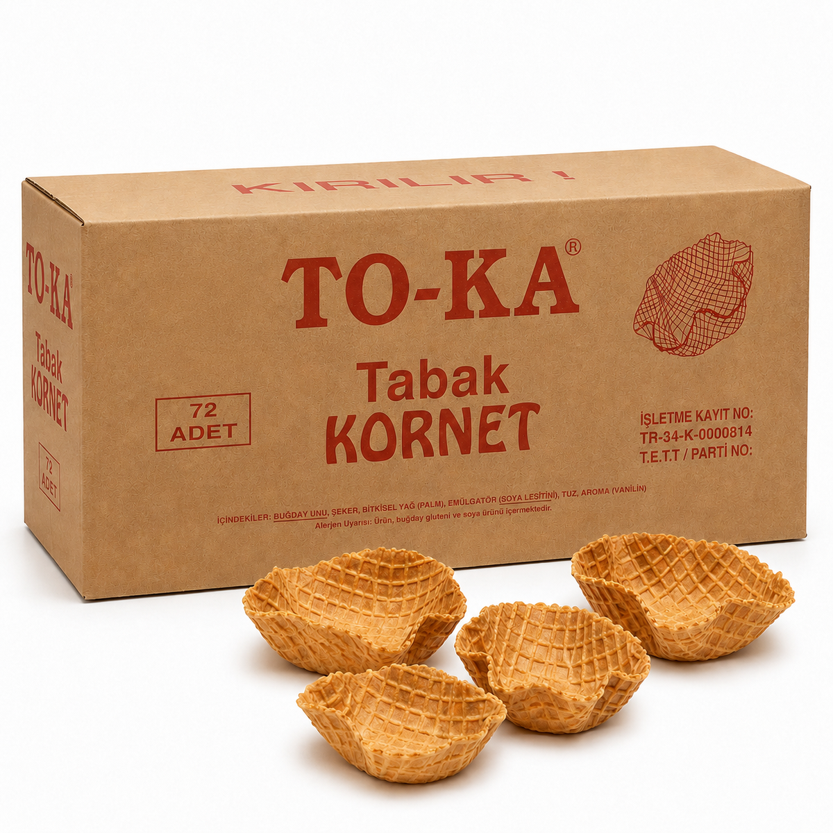 TO-KA Tabak Kornet, 72 Adet