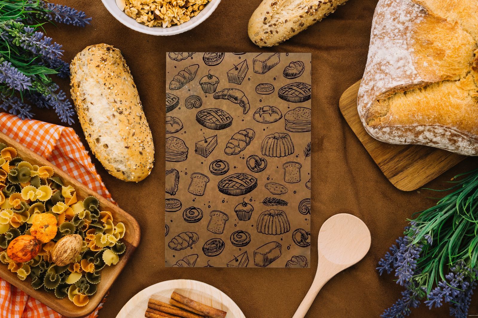 Sunum Kağıdı Kutulu Şamua 24x34 cm 50 Adetli