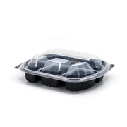 4 Bölmeli Kapaklı Servis Seti - 250 Adet