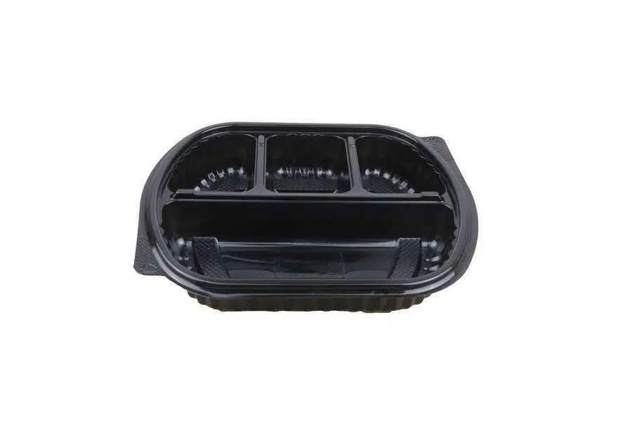 4 Bölmeli Kapaklı Servis Seti - 250 Adet