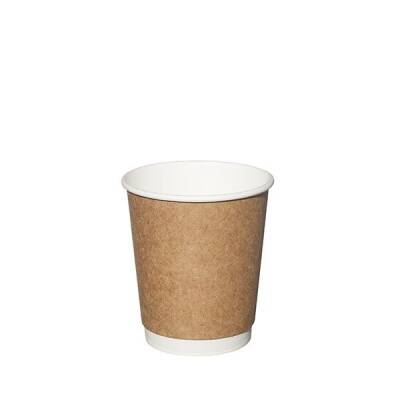 4 oz Kraft Double Wall Karton Bardak