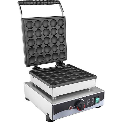 Remta Kapaklı Yuvarlak Bubble Pankek Makinesi Elektrikli