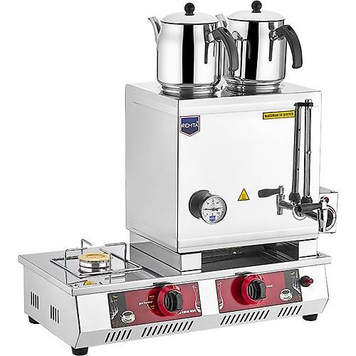 Remta 40 Model 2 Demlikli Gazlı (CE) + Elektrikli Çay Ocakğı 29 lt