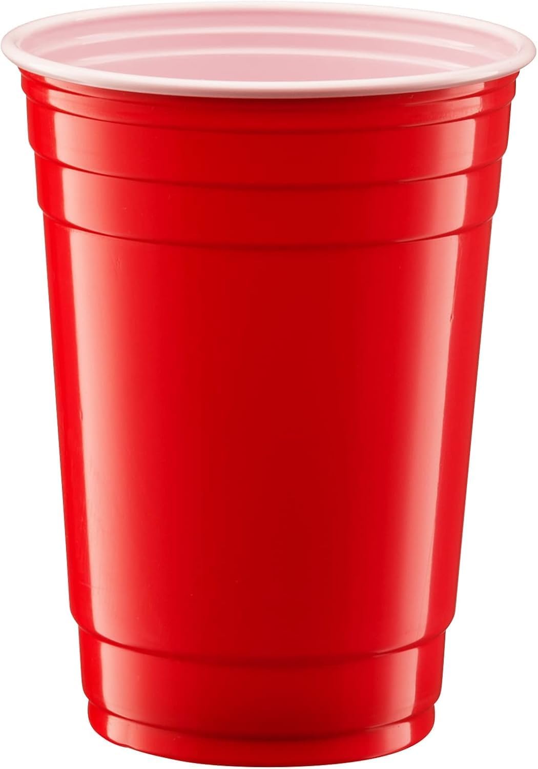 Kırmızı Parti Bardağı Pet, 25 Adet 16 OZ - 500 ML