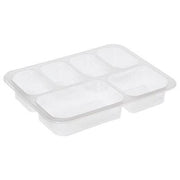 6 Bölmeli Film Yapıştırmalı Kahvaltı Kabı Şeffaf