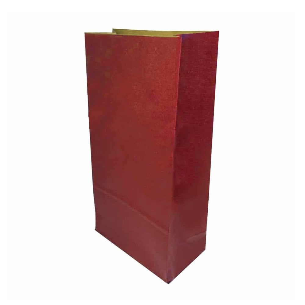 Kese Kağıdı Kraft Kare Dipli Kırmızı 15x29x8 cm