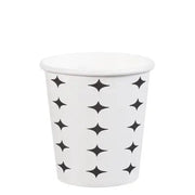 7 oz Yıldız Desen Karton Bardak