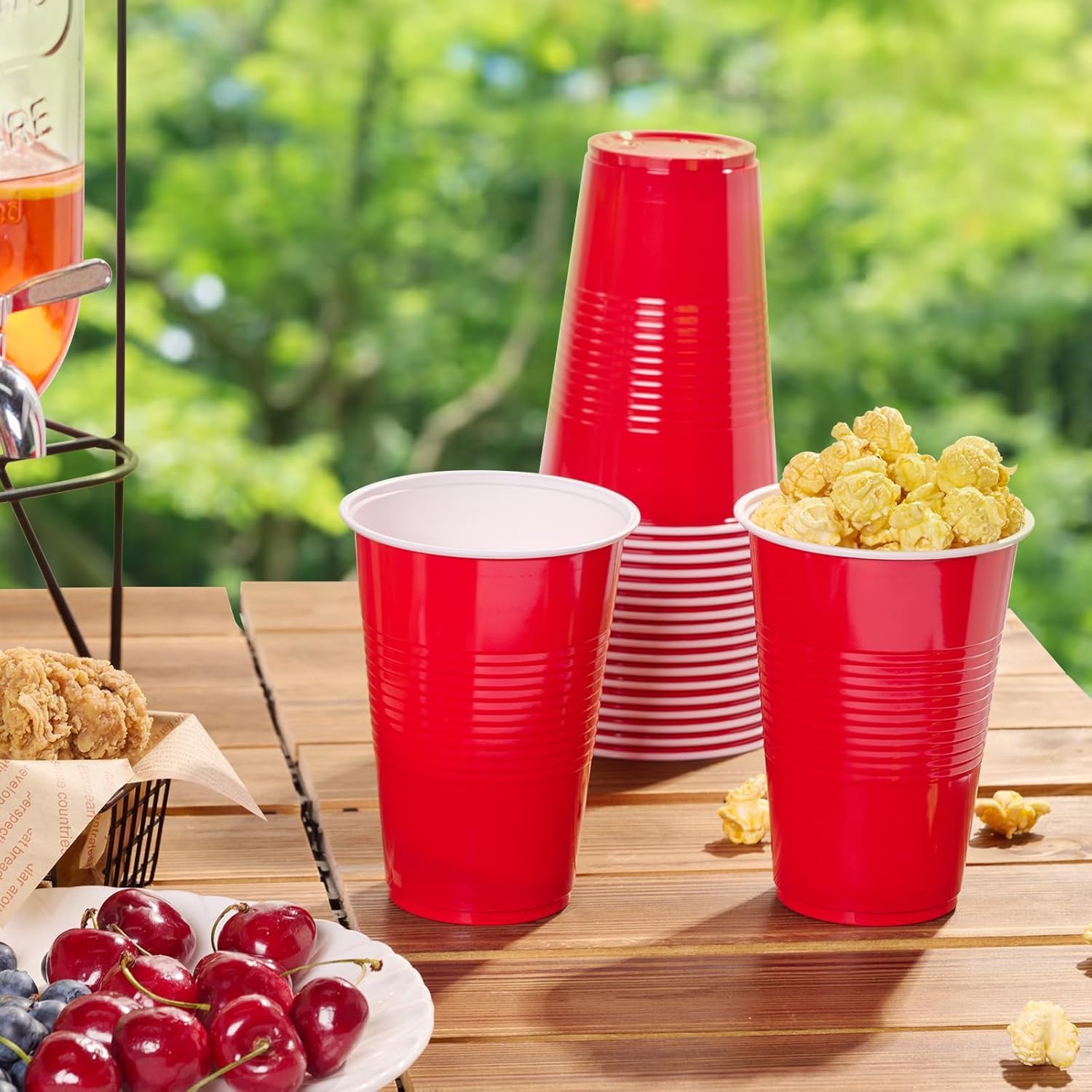 Red Party Cup PET, 25 Count 16 OZ - 500 ML