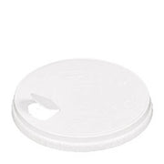 8-9-12 oz Perfore Delikli Karton Sıcak İçecek Kapağı Beyaz