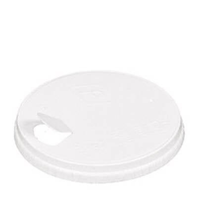 8-9-12 oz Perfore Delikli Karton Sıcak İçecek Kapağı Beyaz