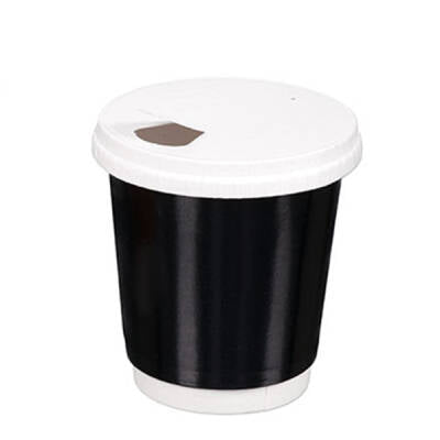 8-9-12 oz Perfore Delikli Karton Sıcak İçecek Kapağı Beyaz