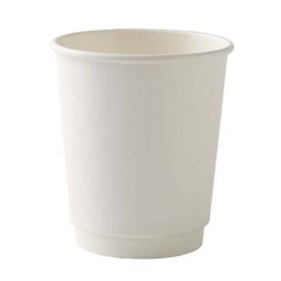 8 oz Beyaz Double Wall Karton Bardak