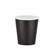 8 oz Siyah Karton Bardak (Ekstra Kalın) - 100 Adet