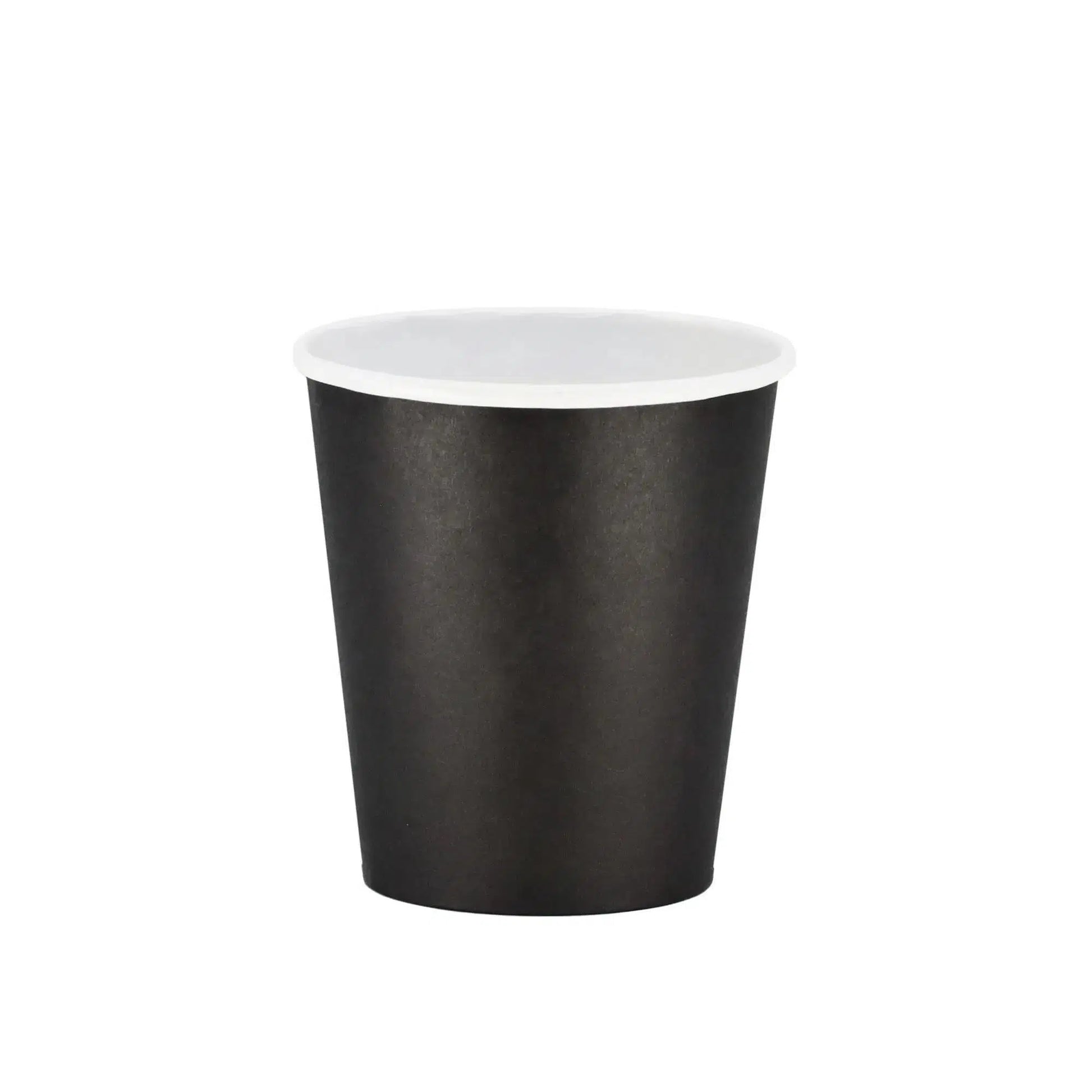 8 oz Siyah Karton Bardak (Ekstra Kalın) - 100 Adet
