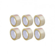 6 Adet Şeffaf Koli Bandı 45 mm x 100 Metre