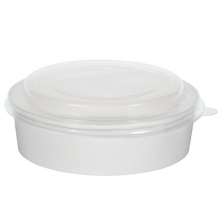 Karton Gıda Kabı 900 cc 300 Adet (BEYAZ)