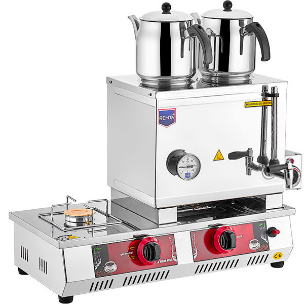 Remta 30 Model 2 Demlikli Gazlı (CE) + Elektrikli Çay Ocağı 24 lt