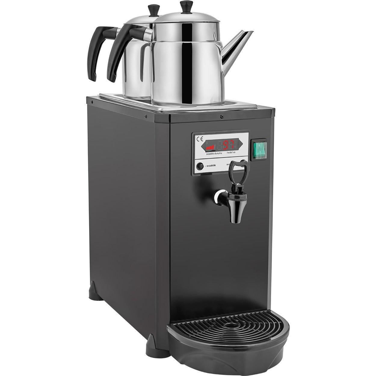 Remta 2 Demlikli 5,5 lt Dijital Jumbo Çay Makinesi Otomatik Su Almalı (Şamandıralı)