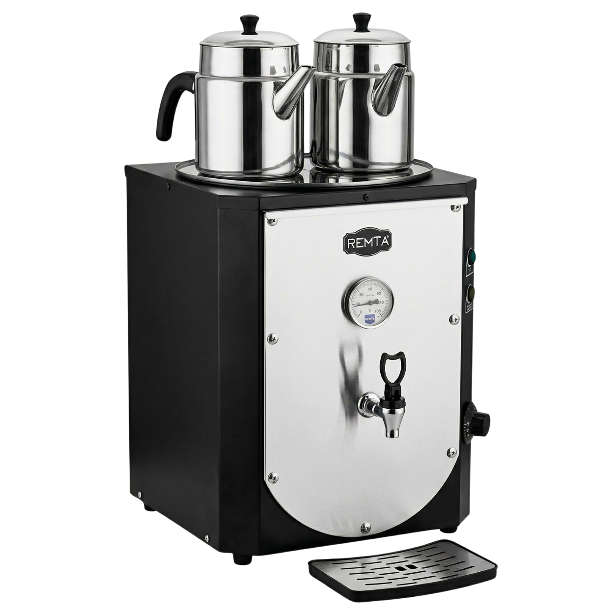 Remta 2 Demlikli 23 lt Master Jumbo Çay Makinesi Ledli Panel - DE11(M)