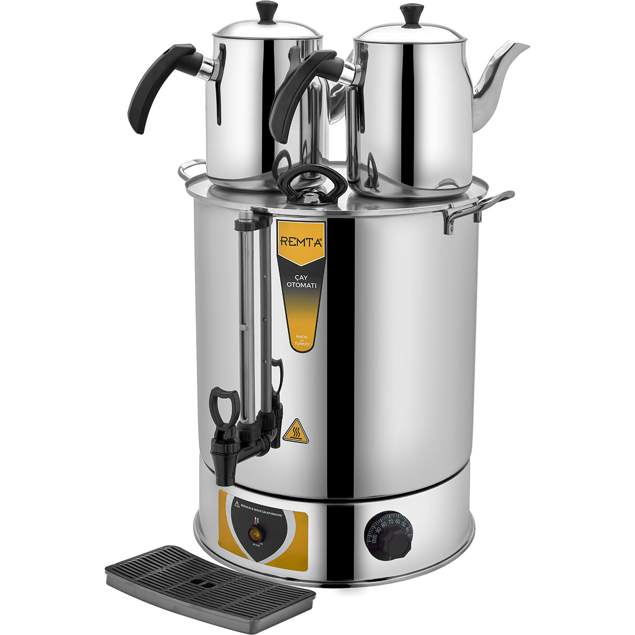 Remta Çift Demlikli Elektrikli Çay Ocağı 24 lt (Demlikler Dahil)