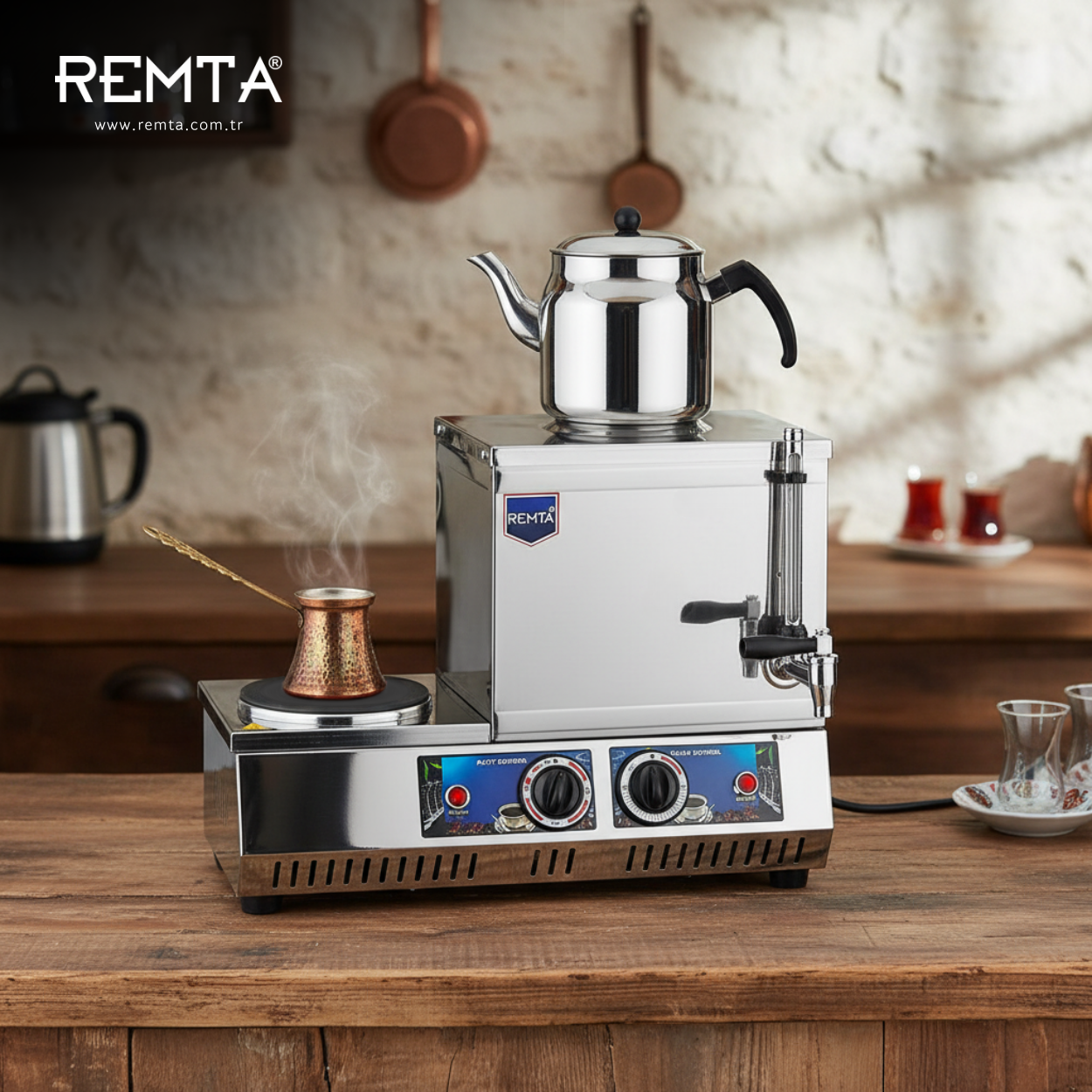 Remta 15 Model Elektrikli Çay Ocağı 14 lt