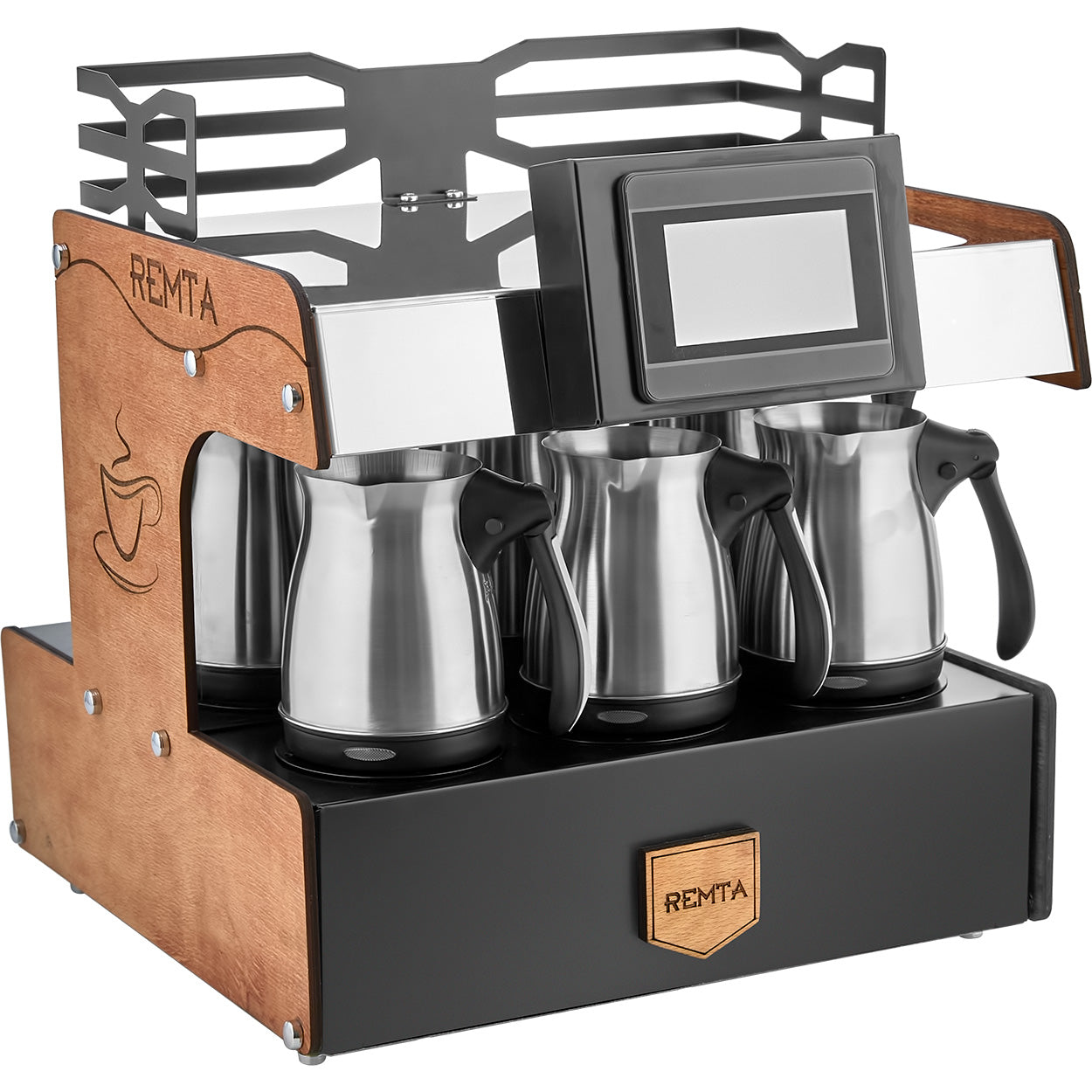 Remta 3 Cezveli Profesyonel Türk Kahve Makinesi - RTK03