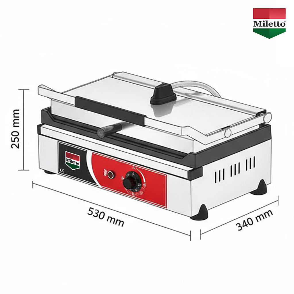 Miletto 20 Dilim Elektrikli Profesyonel Döküm Tost Makinesi - M20D