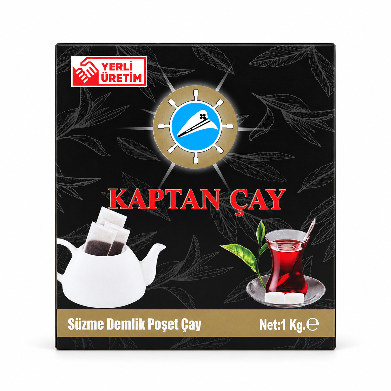 Kaptan Demlik Poşet Çay Ev Tipi, 1 KG