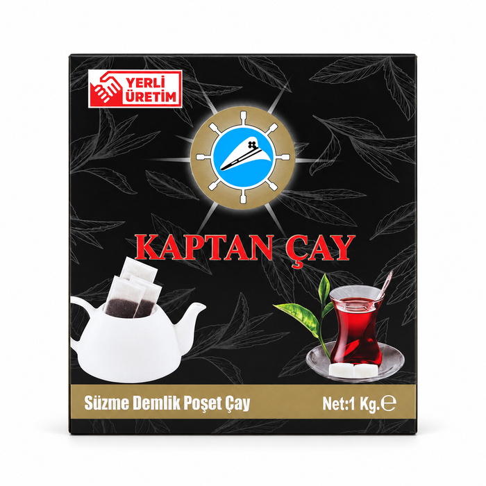 Kaptan Demlik Poşet Çay Ev Tipi, 1 KG