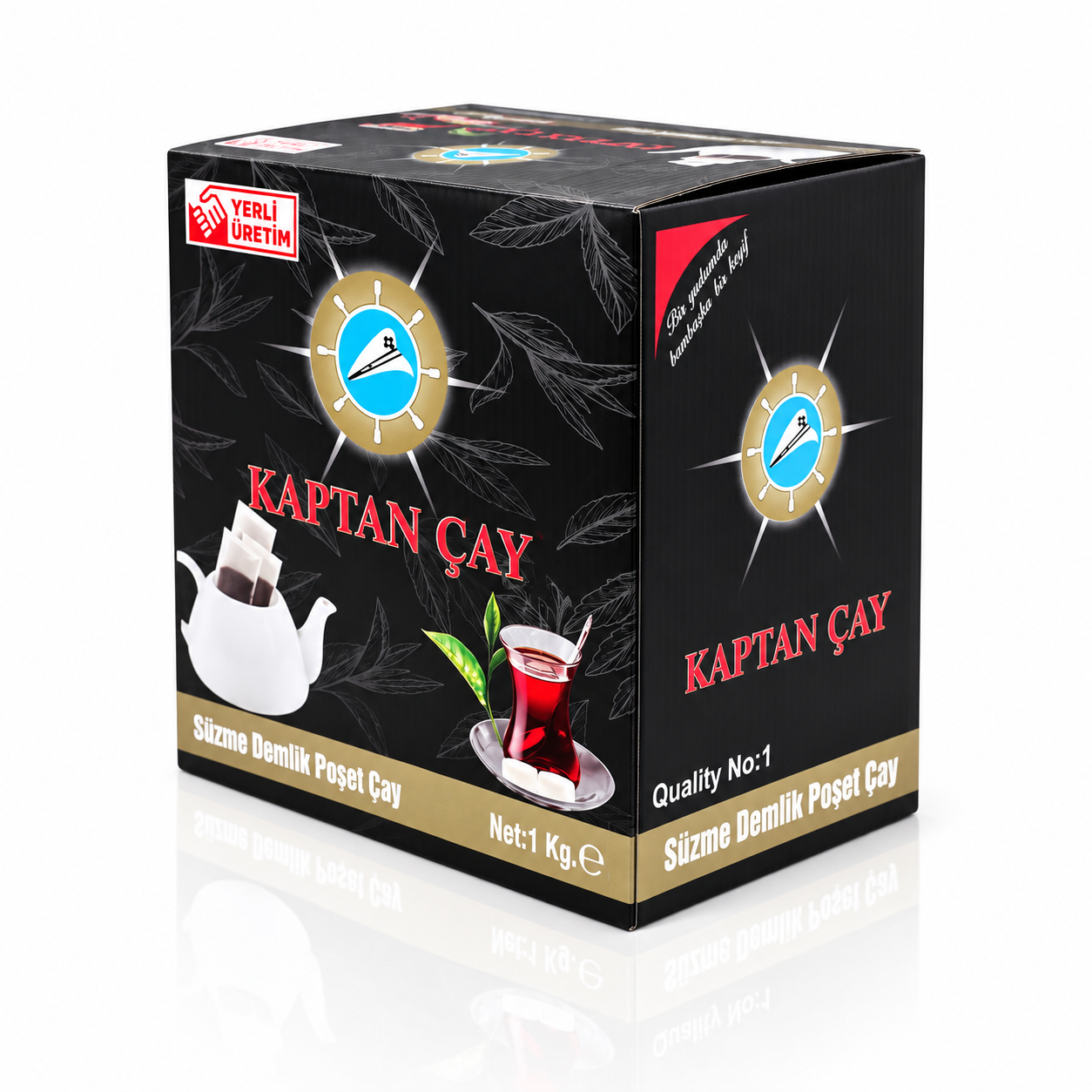 Kaptan Demlik Poşet Çay Ev Tipi, 1 KG