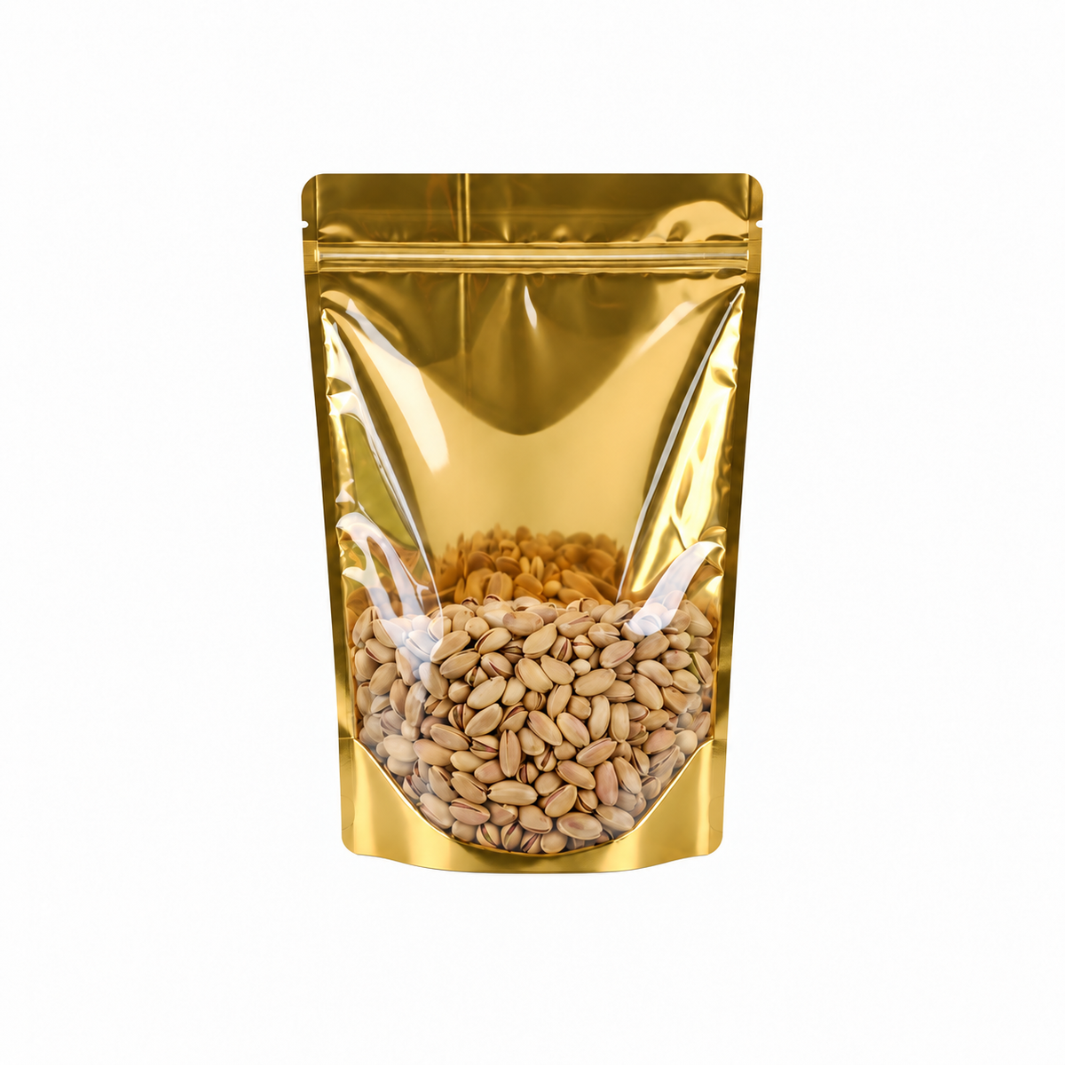 Kilitli Doypack Gold Metalize, 13 x 22,5 + 7 CM