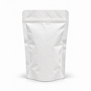 Beyaz Kraft Alüminyum Kilitli Doypack, 20 x 30 + 10 CM