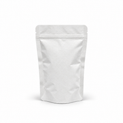 Beyaz Kraft Alüminyum Kilitli Doypack, 13 x 22,5 + 7 CM
