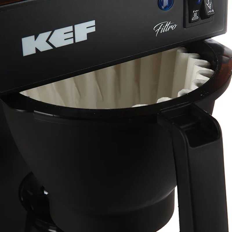 Kef Siyah Filtre Kahve Makinesi - FLT120 (Çift Potlu)