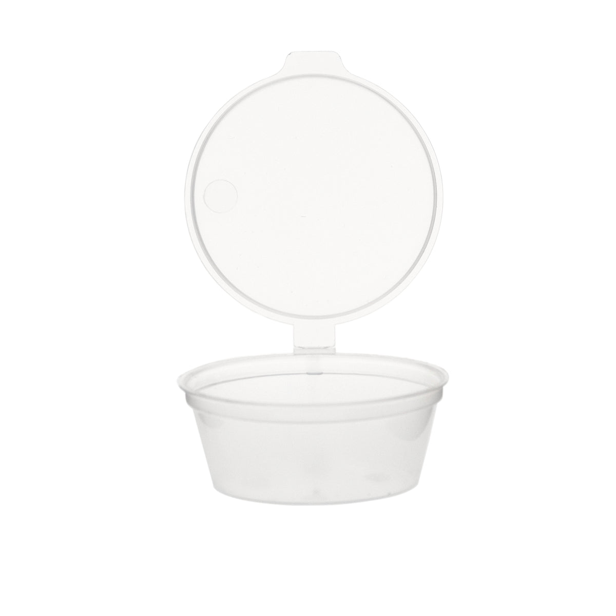 Şeffaf Kapaklı Sos Kabı, 2 OZ - 60 ML