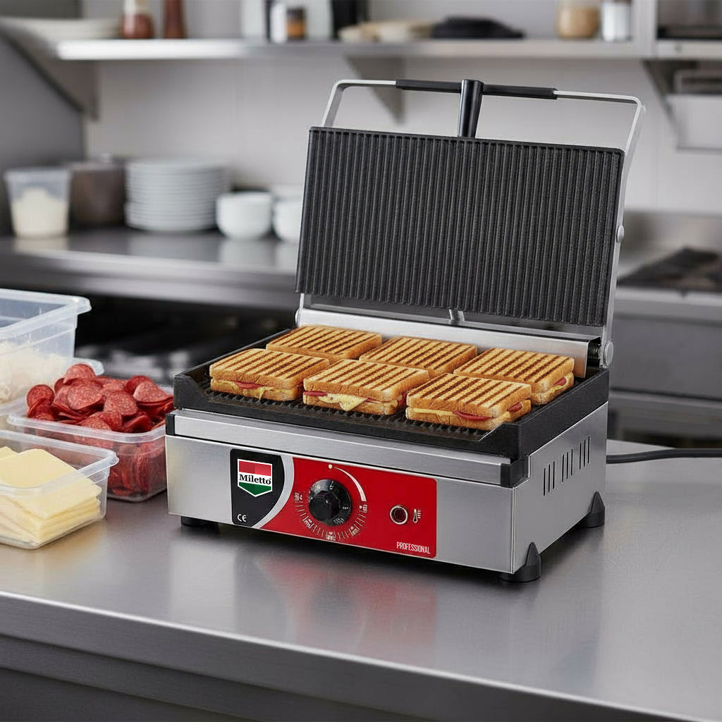 Miletto 12 Dilim Elektrikli Döküm Profesyonel Tost Makinesi - M12D