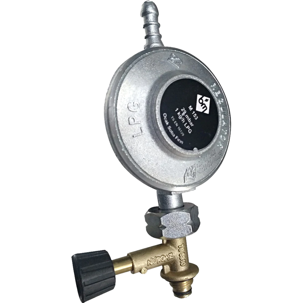 Pratik Kamp Piknik Tüpü Regülatörü - Dedantörü (Dar Çember)