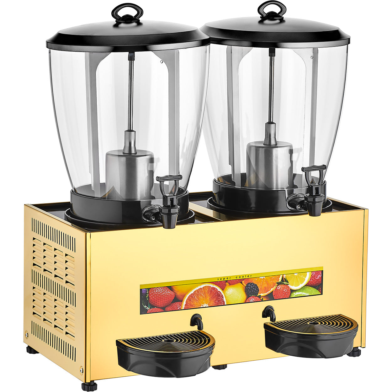 Remta Elegance Çiftli Şerbet ve Ayran Soğutucu 20+20 lt (Gold)