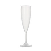 Şeffaf Kumlu Flüt Şampanya Bardağı, 180 ML