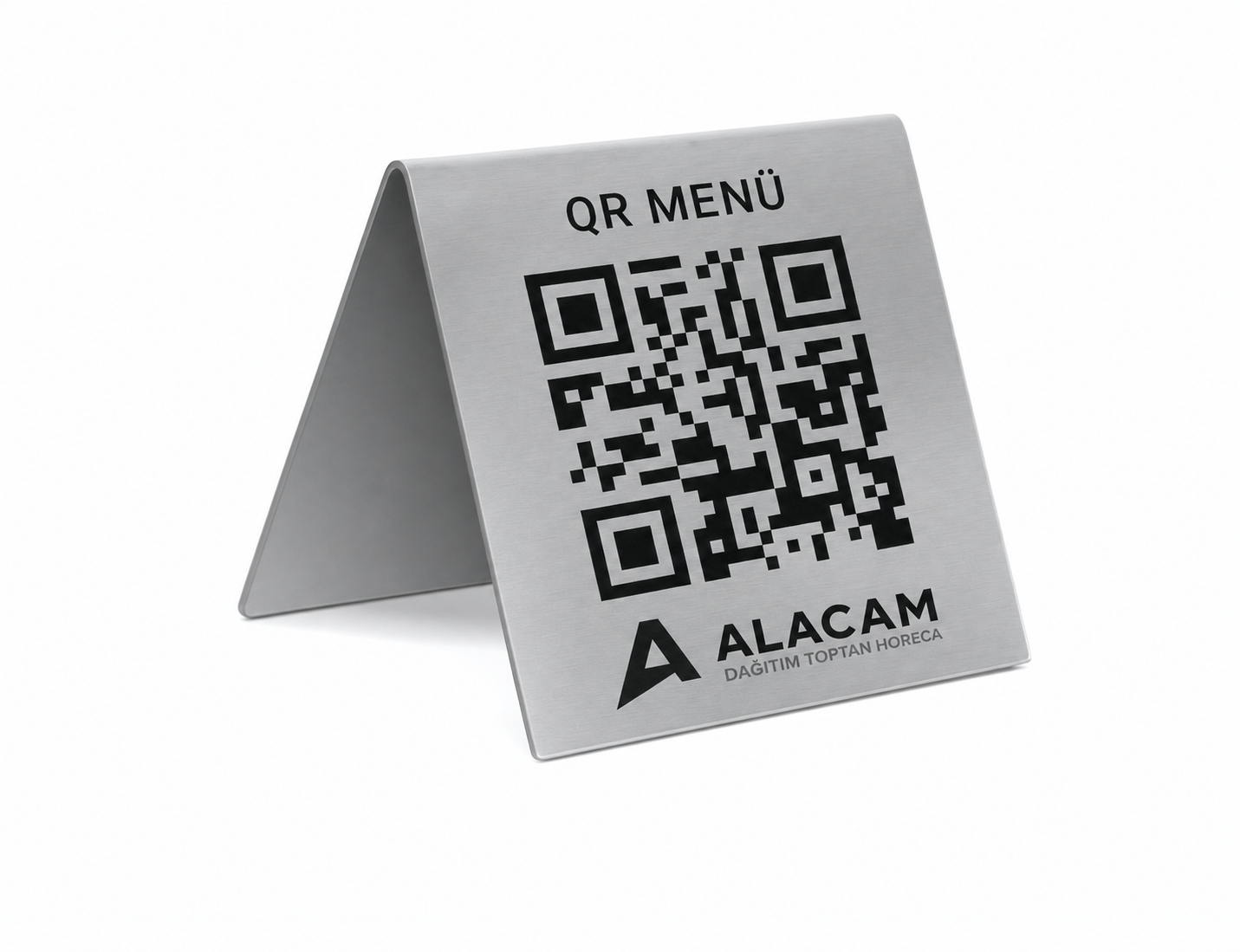 Metal QR Karekod Menü Standı